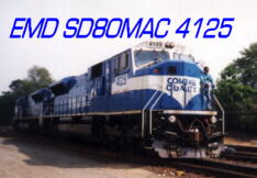 EMD SD80MAC 4125