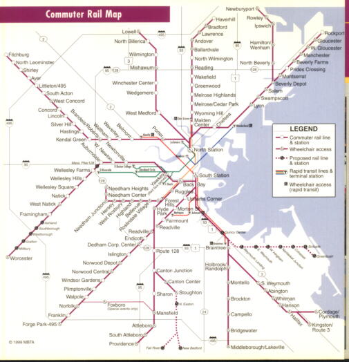 MBTA System Map