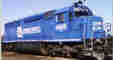 Conrail SD45-2 with CSX marking under number