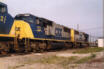 CSXT SD70MACs at Moncrief Yard