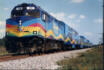 ex-Amtrak F40PH #374 serves at the Florida Fun Train